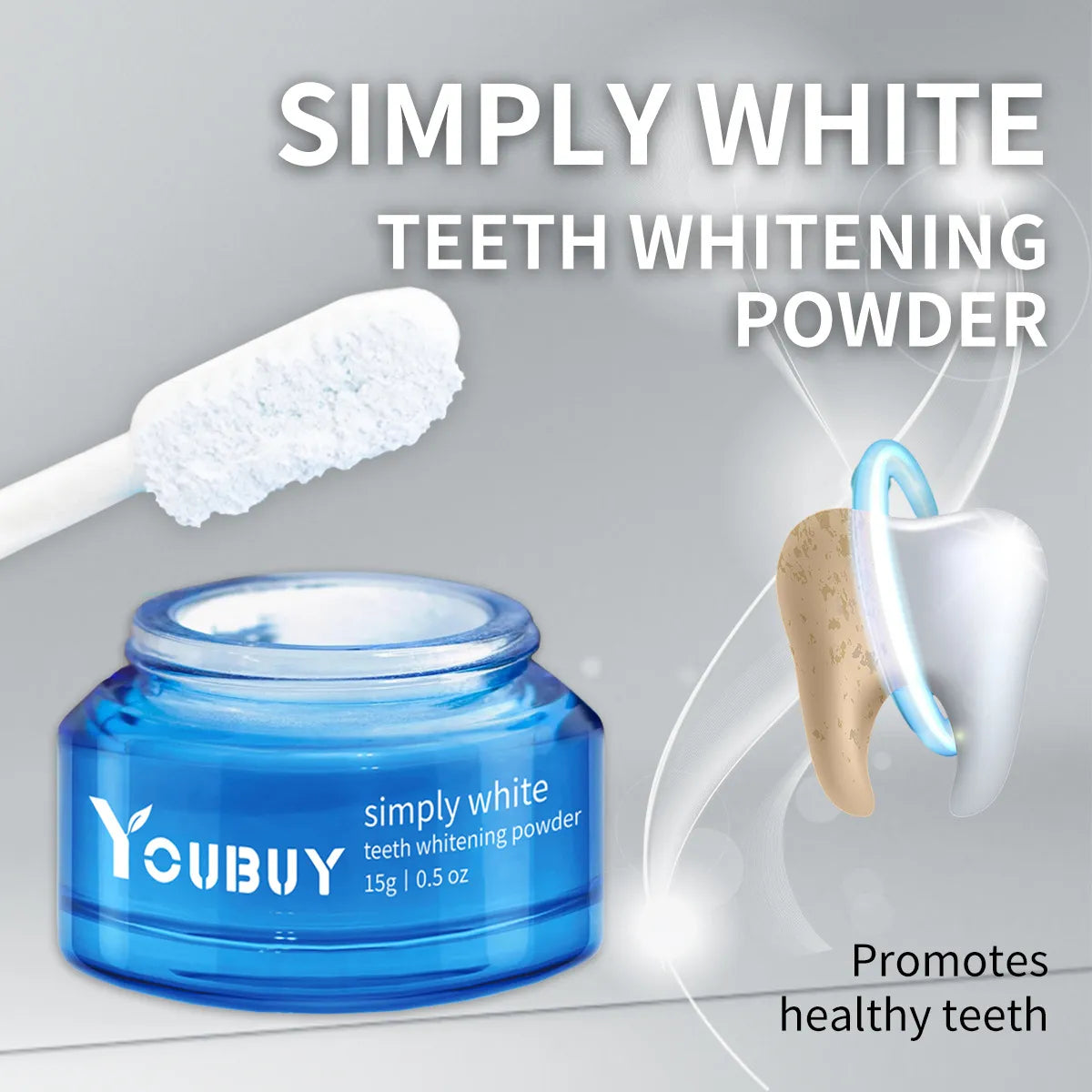 YOUBUY Teeth Whitening Brightening Powder