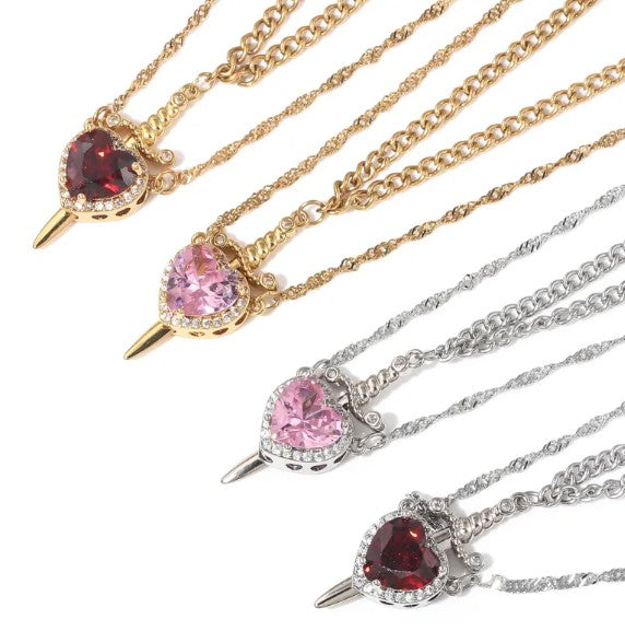 Love Dagger Necklace